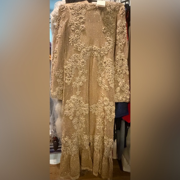 Ulla Johnson Leah Crochet Knit Maxi Dress - Picture 5 of 9